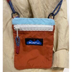 Kavu Wallet Purse Rope Sling crossbody adjustable Festivals Travel EUC!‎